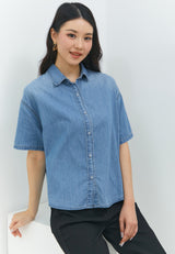 Gantari Blue Denim Shirt | G.1532