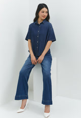 Gantari Dark Blue Denim Shirt | G.1533