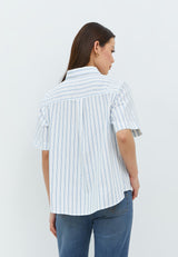 Trisha White Stripe Shirt | G.1519