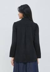 Sharina Black Shirt | G.11696