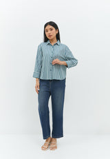 Suzy Green Stripe Shirt | G.13144