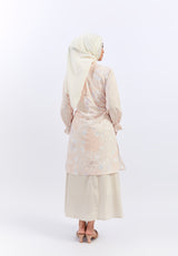 Geela X Aurelie Hermansyah Qamara Flower Peach Tunic | G.1731