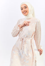 Geela X Aurelie Hermansyah Qamara Flower Peach Tunic | G.1731