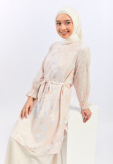 Geela X Aurelie Hermansyah Qamara Flower Peach Tunic | G.1731