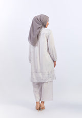 Geela X Aurelie Hermansyah Yasmin Flower Brown Tunic | G.1730