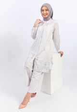 Geela X Aurelie Hermansyah Yasmin Flower Brown Tunic | G.1730