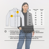 Geela Official - Nicole black Shirt (G.11617) - Kemeja Wanita
