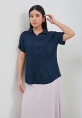 Sophia Blue Navy Shirt | G.1536