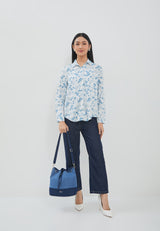Aruna Dark Blue Wash Bag | G.068