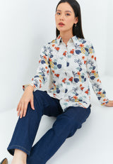 Geela Official - Geraldine Orange Shirt (G.11623) - Kemeja Wanita