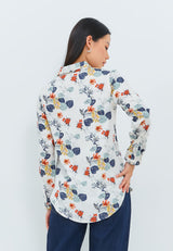 Geela Official - Geraldine Orange Shirt (G.11623) - Kemeja Wanita