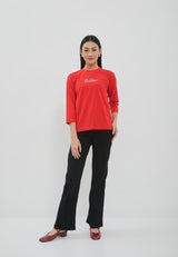 Haerin Light Red T-Shirt | G.73119