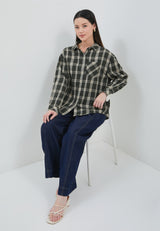 Nevaya Army Green Shirt | G.11695
