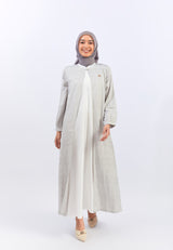 Farrah Grey Two Set Dress | G.42120