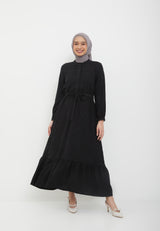 Geela X Aurelie Hermansyah Bahira Black Dress | G.42147