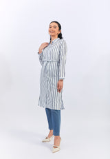 Mahira Blue Stripe Tunic | G.1756