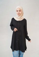 Haura Black Tunic | G.1719