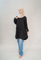 Haura Black Tunic | G.1719