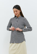 Aemma Light Black Stripe Shirt | G.11656