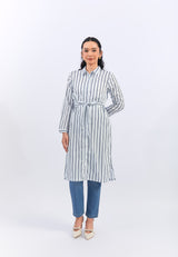 Mahira Blue Stripe Tunic | G.1756