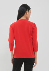 Haerin Light Red T-Shirt | G.73119