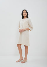 Fabiola Cream Two Pieces Dress | G.4407