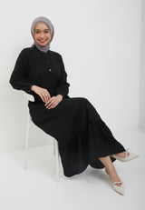 Geela X Aurelie Hermansyah Bahira Black Dress | G.42147