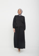 Noir Black Two Set Dress | G.42144
