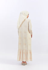 Saida Cream Dress | G.42113