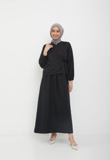 Noir Black Two Set Dress | G.42144
