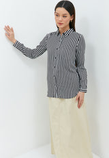 Aemma Light Black Stripe Shirt | G.11656