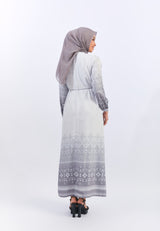 Geela X Aurelie Hermansyah Hafsah Grey Dress | G.42123
