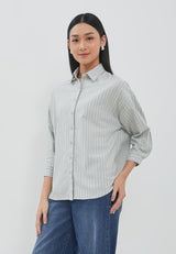 Eleya Green Stripe Shirt | G.13176
