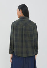 Nevaya Navy Green Shirt | G.11689