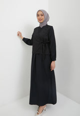 Noir Black Two Set Dress | G.42144