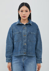 Delrey Blue Denim Jacket | G.6129