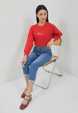 Folded Jeans Light Blue Denim | G.3809