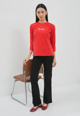 Haerin Light Red T-Shirt | G.73119