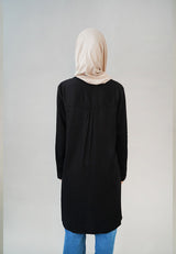 Haura Black Tunic | G.1719