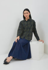Nevaya Navy Green Shirt | G.11689