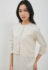 Fabiola Cream Two Pieces Dress | G.4407