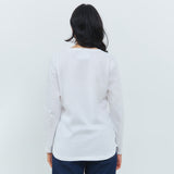 Geela Official - We Are Indonesia White Long T-Shirt (G.71210) - Kaos Wanita