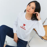 Geela Official - We Are Indonesia White Long T-Shirt (G.71210) - Kaos Wanita