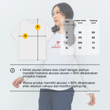 Geela Official - We Are Indonesia White Long T-Shirt (G.71210) - Kaos Wanita