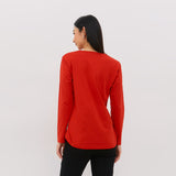 Geela Official - We Are Indonesia Red Long T-Shirt (G.71208) - Kaos Wanita