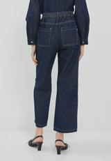 Taper Jeans Dark Blue Denim | G.31125