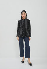 Ayara Black Stripe Shirt | G.11703