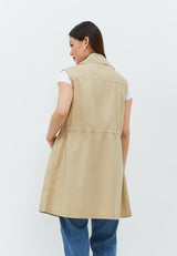 Nikita Brown Vest | G.5216
