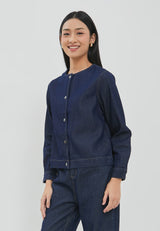 Audrey Dark Blue Denim Jacket | G.6126