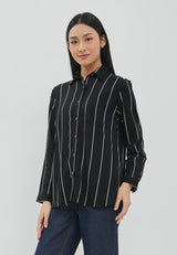 Ayara Black Stripe Shirt | G.11703